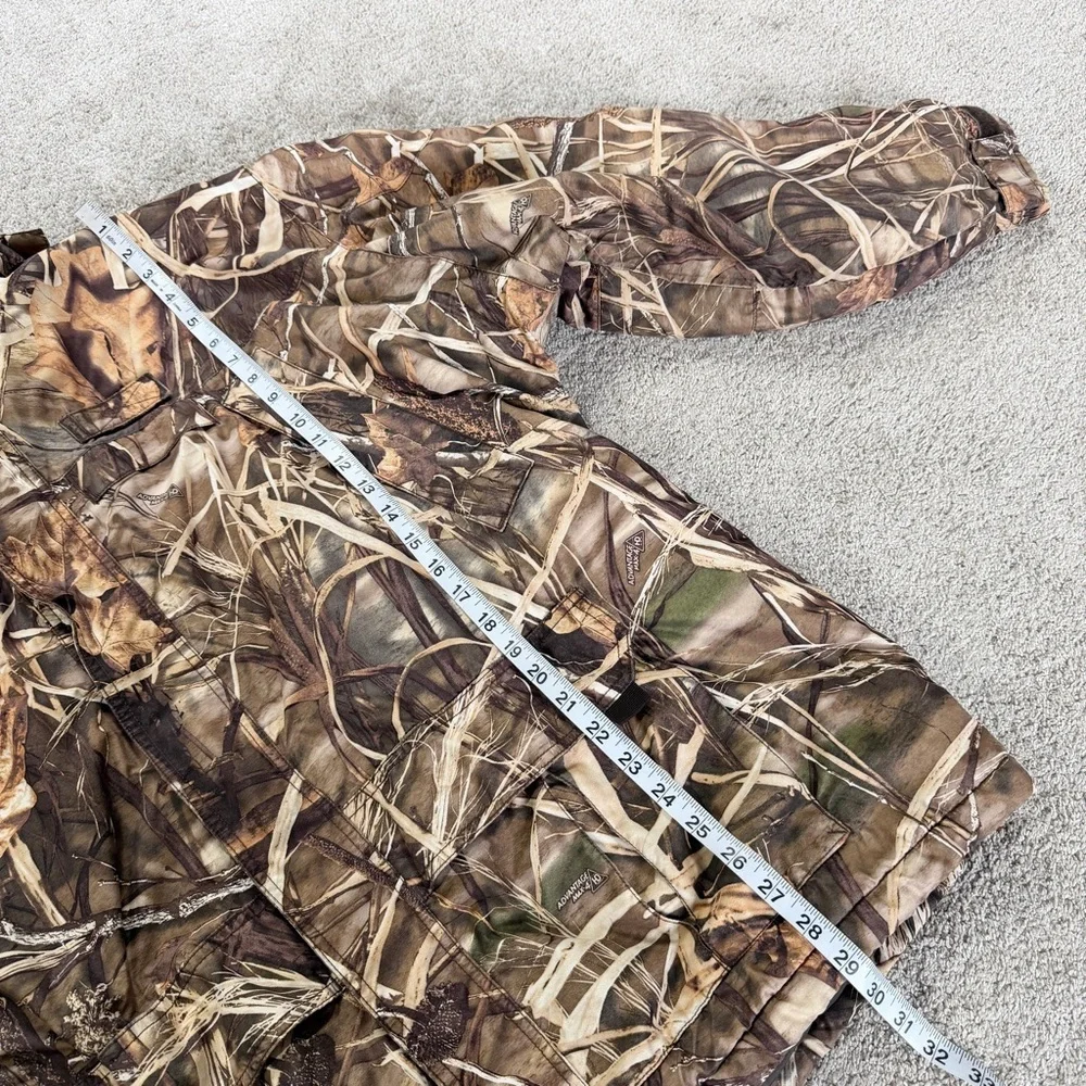 Cabela’s Men’s Dry-Plus Camouflage Full Zip Jacket Hunting Shooting Outdoor L